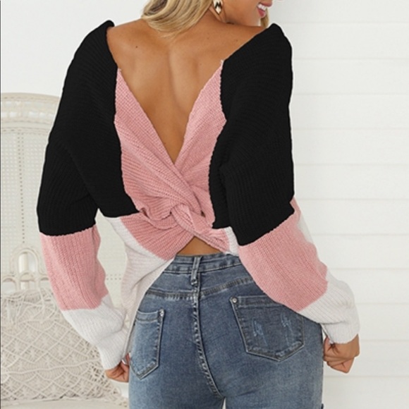 Hope Horizon Sweaters - 🌟Sale🌟Twist Back Sweater